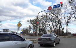 Світлофори на вулиці Чорновола у Вишневому