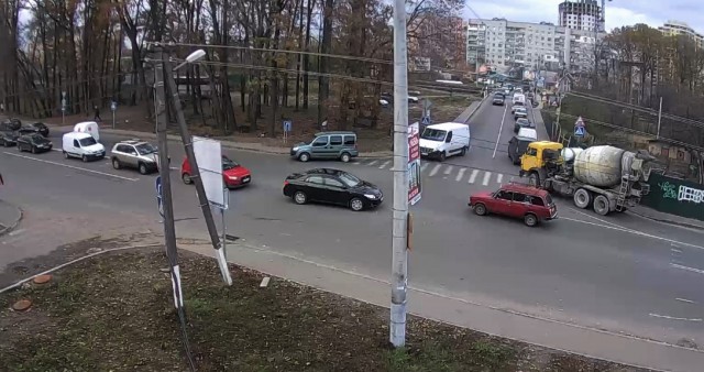 Вебкамера у Вишневому (залізничний переїзд)